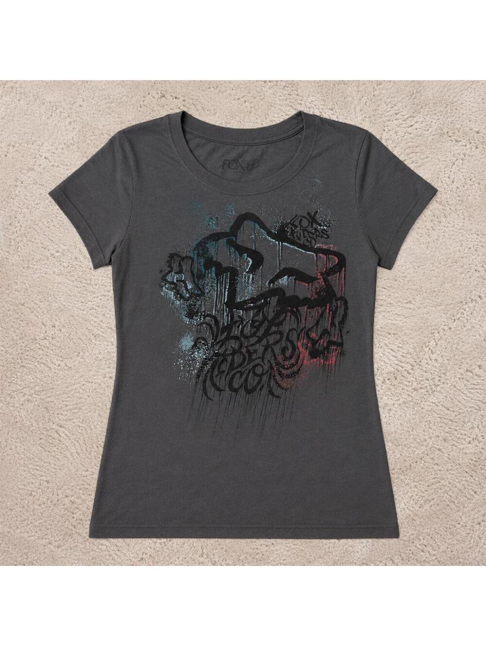 Beautiful vintage style Fox racing graffiti tee.